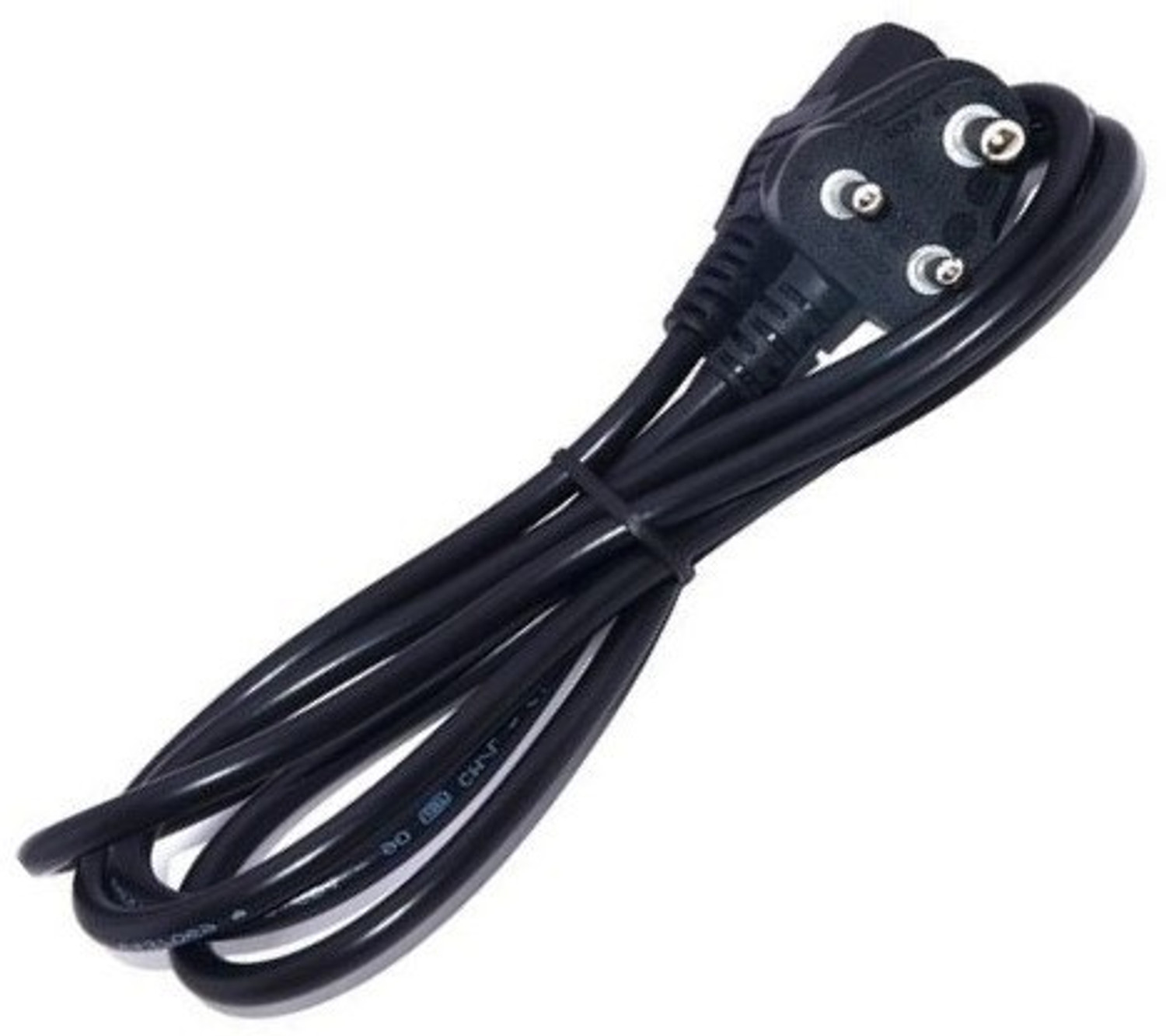 Image of RIVER FOX Power Cord 20 m 20 Meter RJ11 Telephone Modem Line Cable (Black) (Pack of 1) (Compatible with LANDLINE PHONE, ALL TYPE LAND LINE PHONE, Black, One Cable, 3 Pin Male To Multi-Pin)