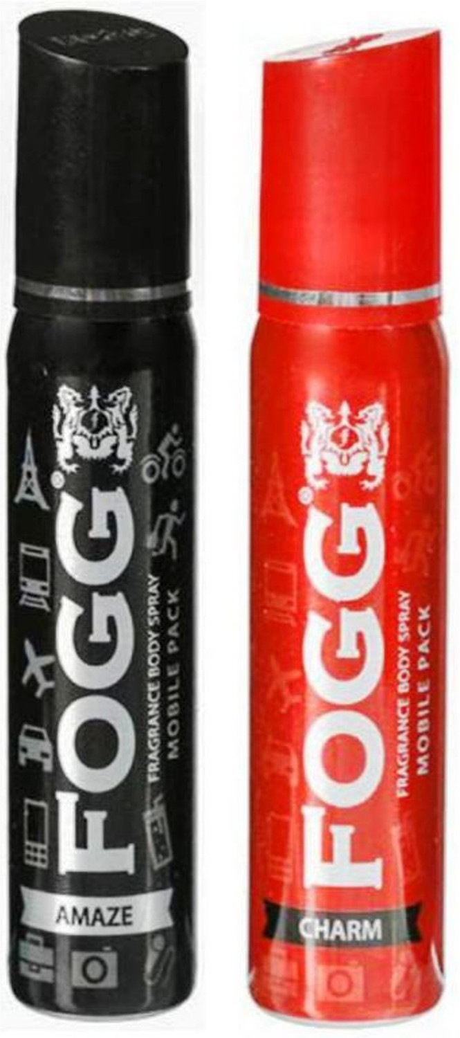 Image of FOGG Amaze & Charm, Body Spray Mobile Pack Pocket Deo Deodorant Spray - For Men & Women (25 ml, Pack of 2)