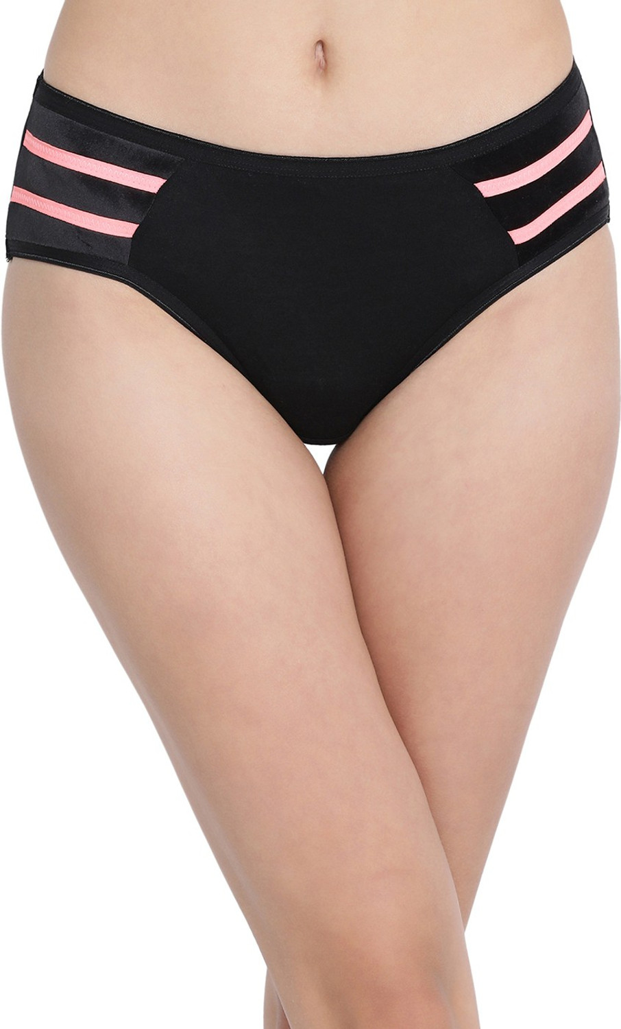 Image of MORDLANKA Pack of 3 Women Bikini Blue, Red, Black Panty