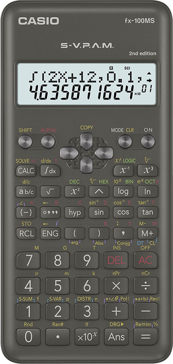 Casio FX-100MS 2nd Edition Scientific Calculator - Image 1
