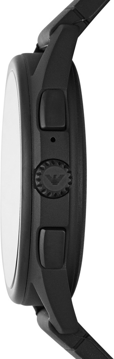 Image of EMPORIO ARMANI Matteo Smartwatch (Black Strap, Free Size)