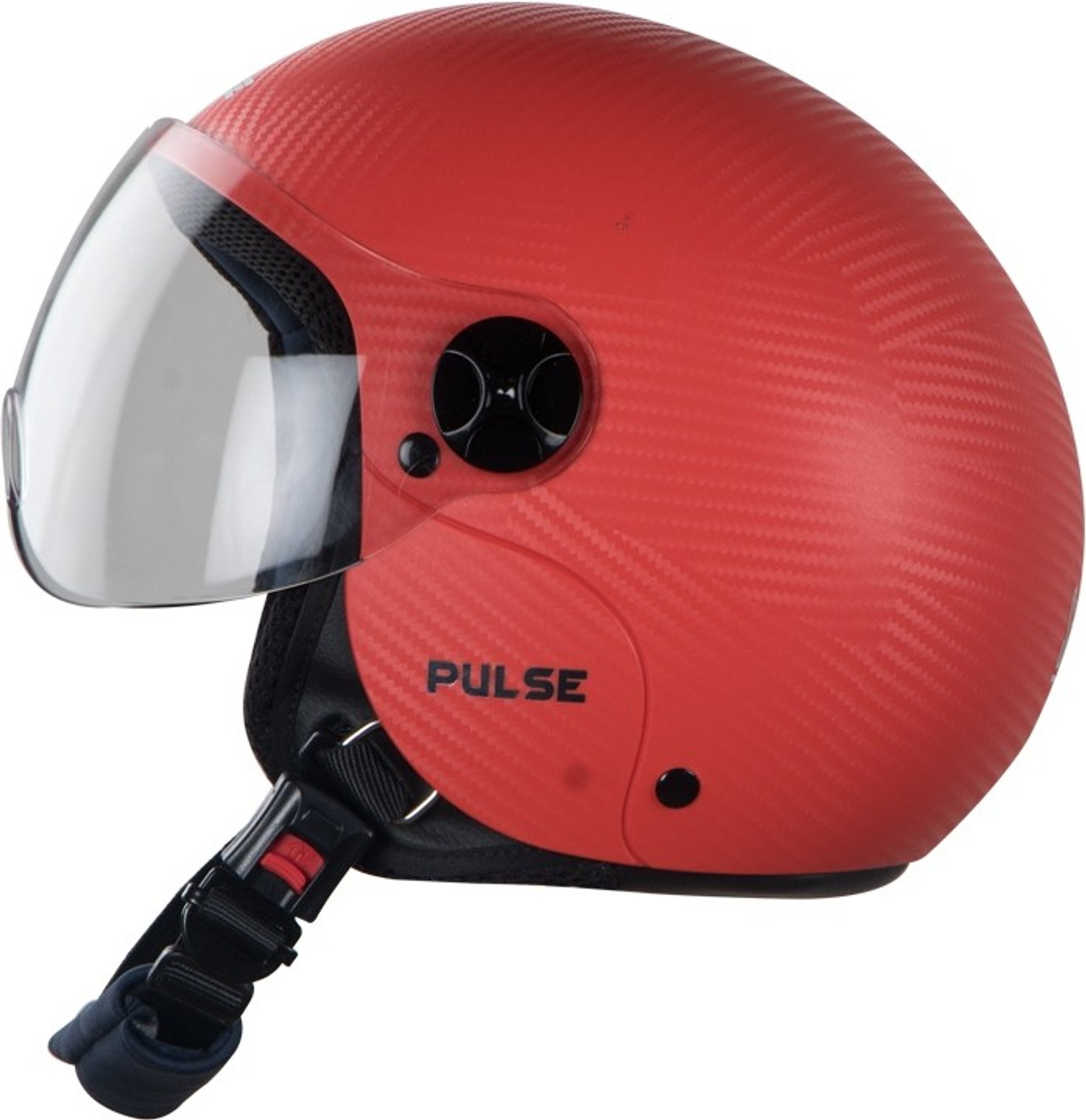 Image of Steelbird SBH-16 Pulse Motorbike Helmet (Red)