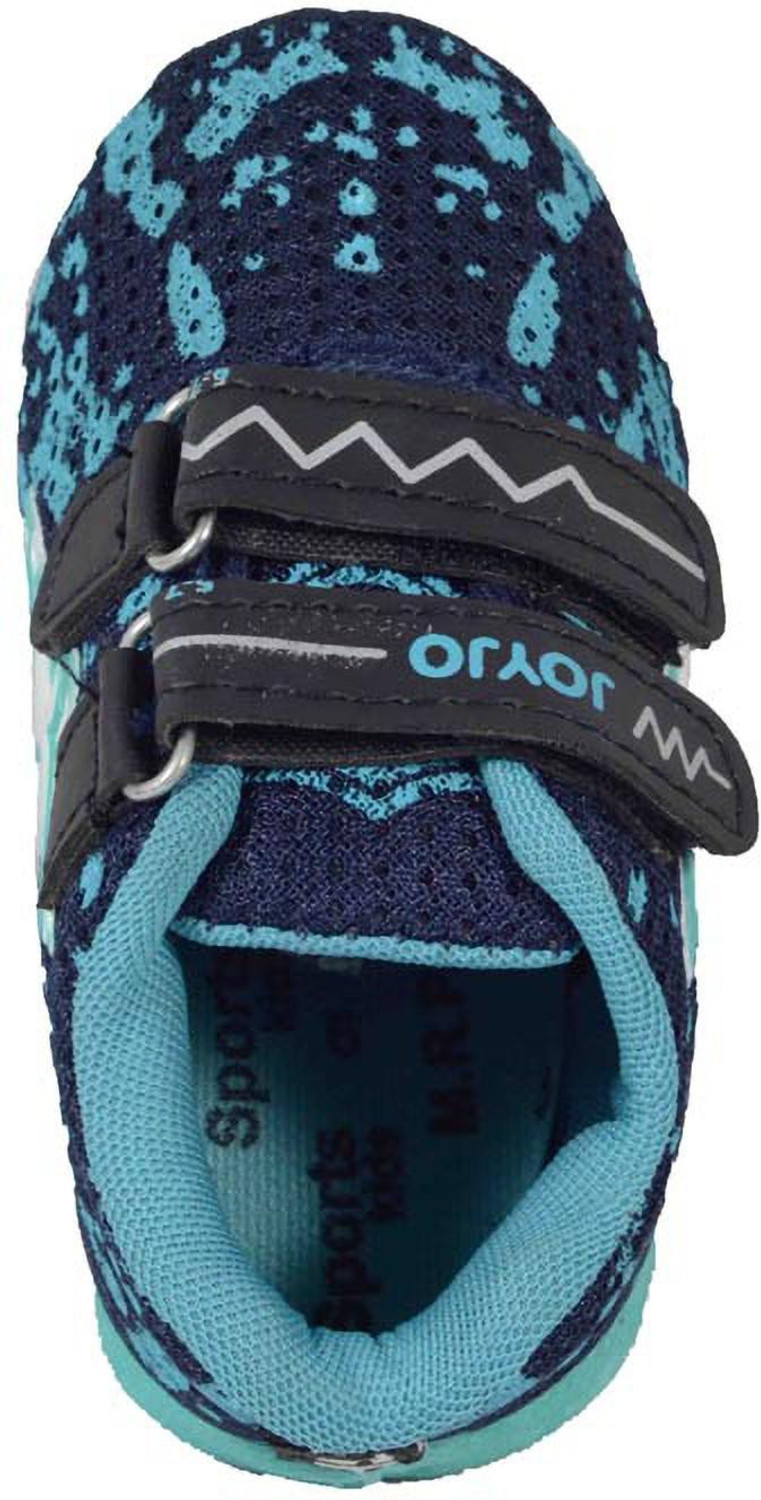 Image of J0YJ0 Velcro Casual Boots For Boys & Girls (Dark Blue, 2-2.5 Years)