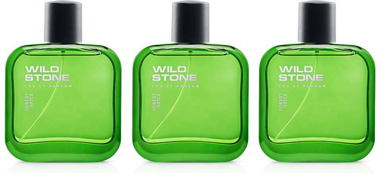 Image of Wild Stone Forest Spice Perfume - 100 ml each , Pack of 3 Eau de Parfum - 300 ml (For Men)