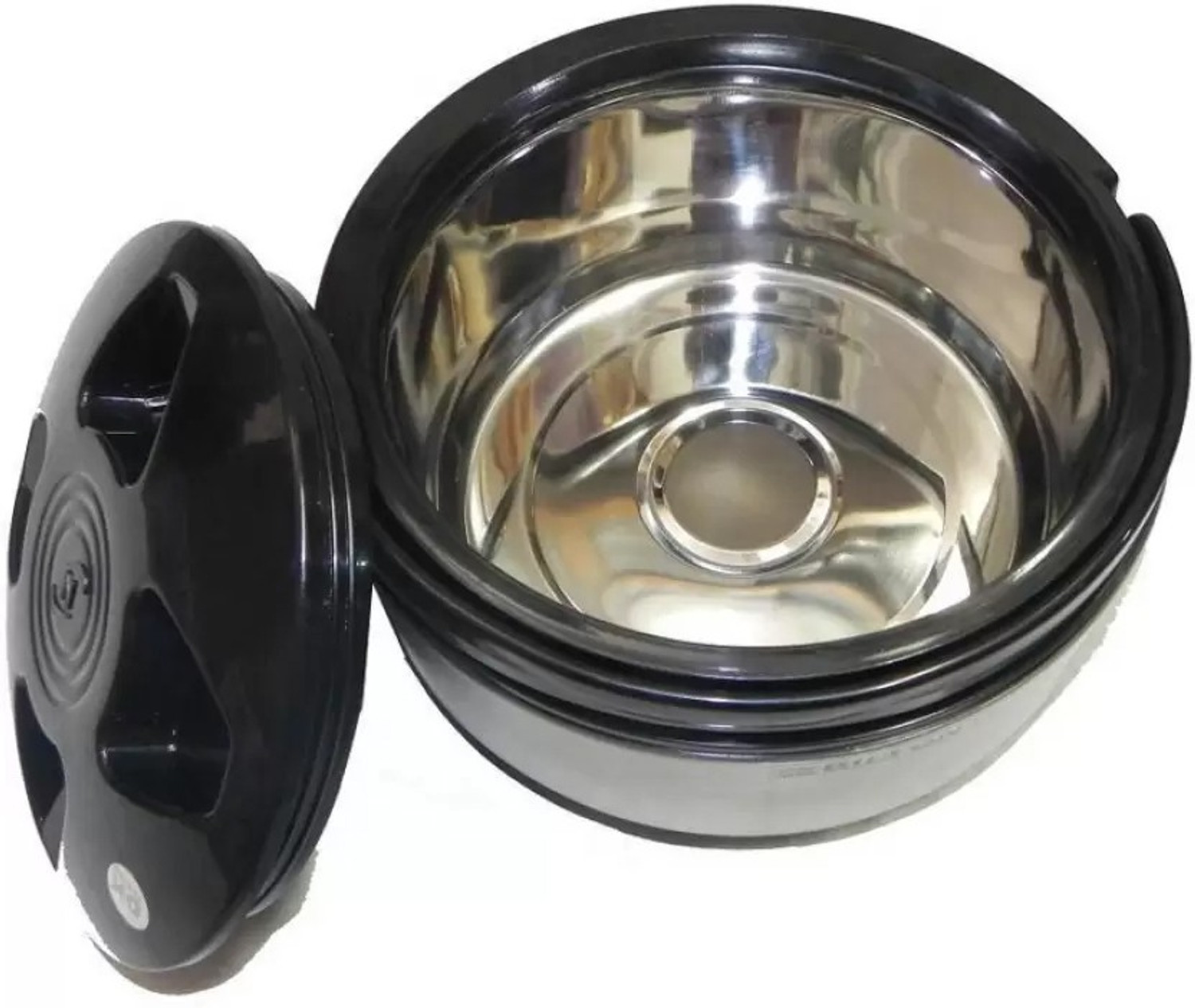 Image of Lehza Gift Set Pack Hot-Pot Insulated Casserole Food Warmer Stainless Steel with Plastic Cover & Bottom | Hot-Pot Insulated Casserole Food Warmer | Gift Set Chapati box Hot-pot Insulated Casserole Thermoware Casserole Cook and Serve Serve Casserole (2500 ml)