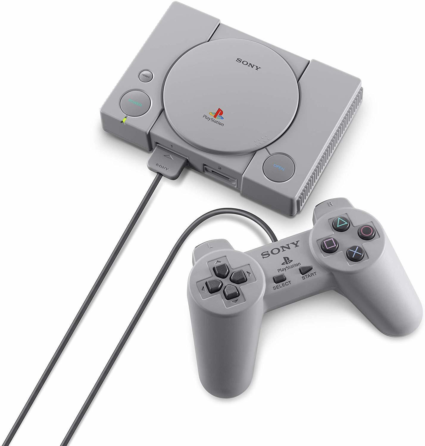 Image of SONY PlayStation Classic Console with 20 Pre-Loaded Games NA GB (Grey)
