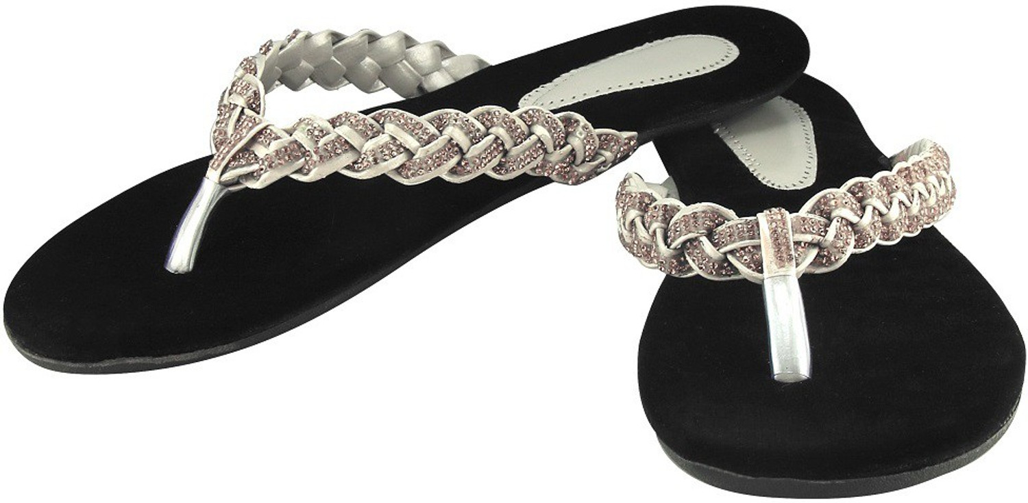 Image of BLINDER Women Flats Sandal (Off White , 9)