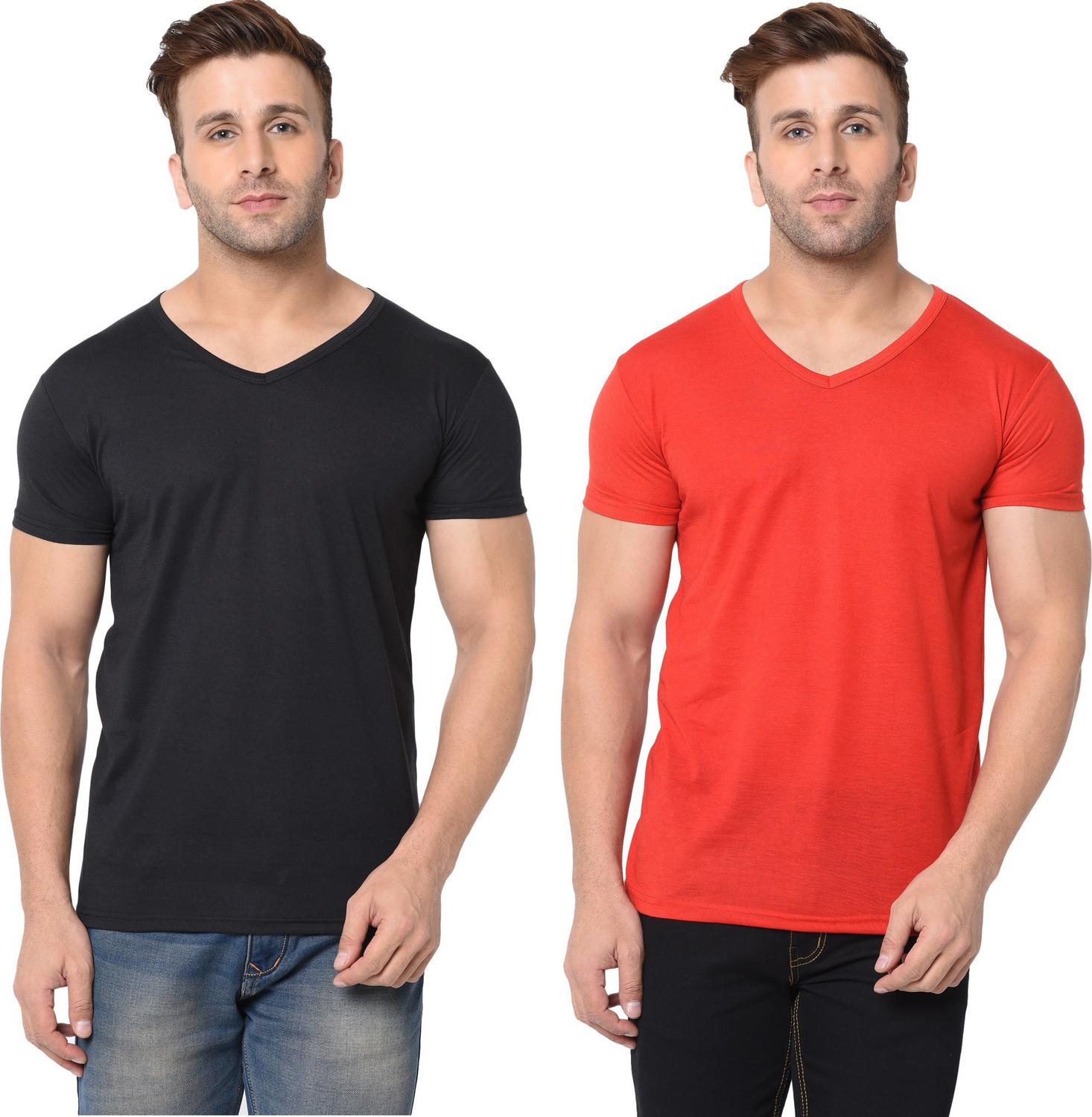 Image of Wondershot Men Printed Round Neck Polyester Black, Gold T-Shirt