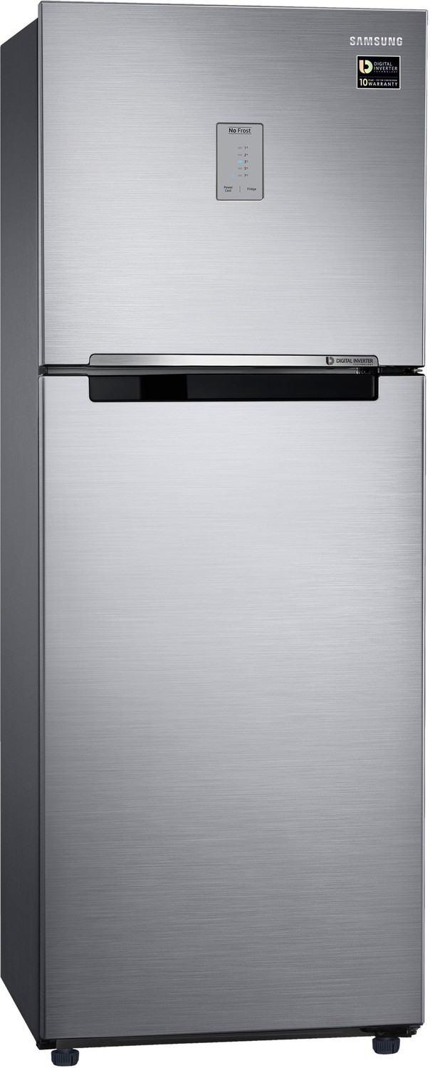 Image of Samsung 253 L Frost Free Double Door 3 Star Refrigerator (Elegant Inox, RT28T3483S8 /HL)