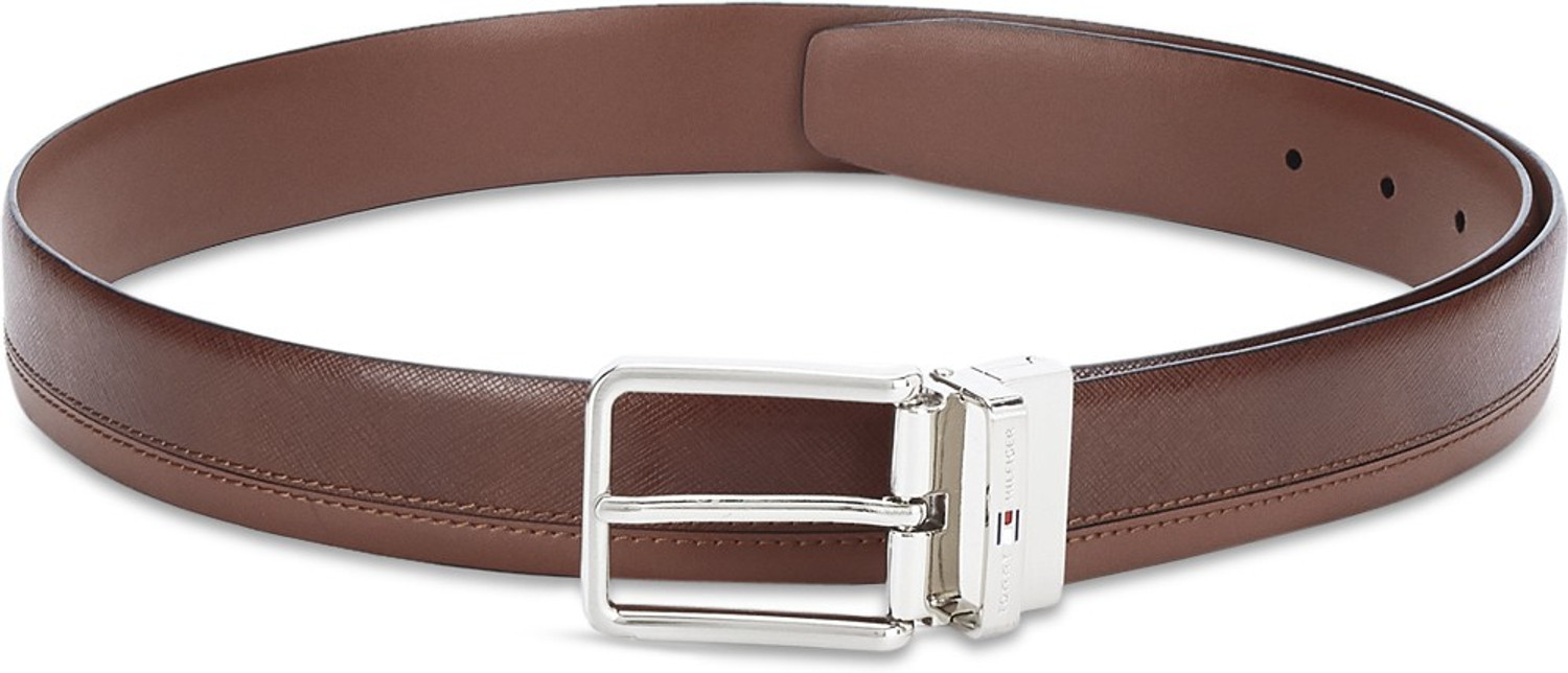 Image of TOMMY HILFIGER Men Casual Multicolor Genuine Leather Reversible Belt