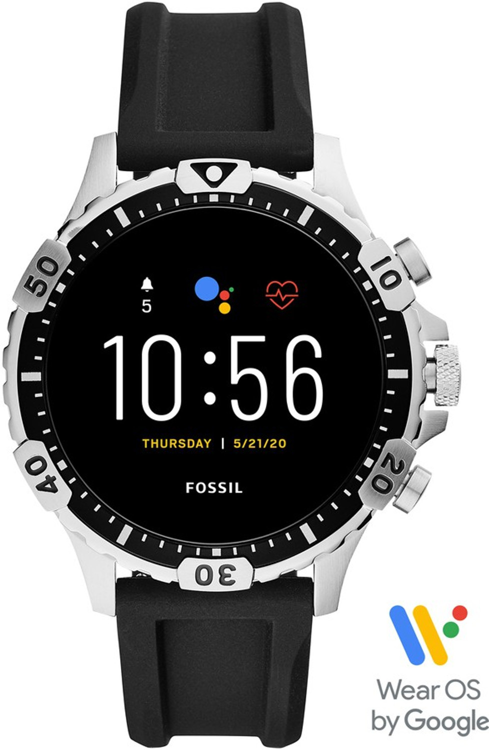 FOSSIL Garrett HR Black Smartwatch - Image 4