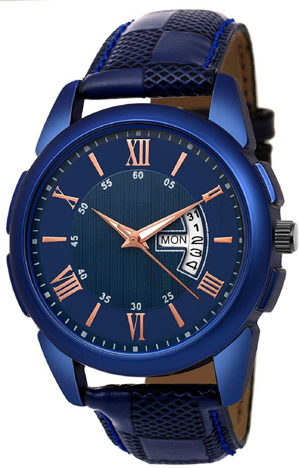 SRM CREATION Analog Watch – For Men – Buy SRM CREATION Analog Watch – For Men Day and Date Blue Men Leather Online at Best Prices in India |…