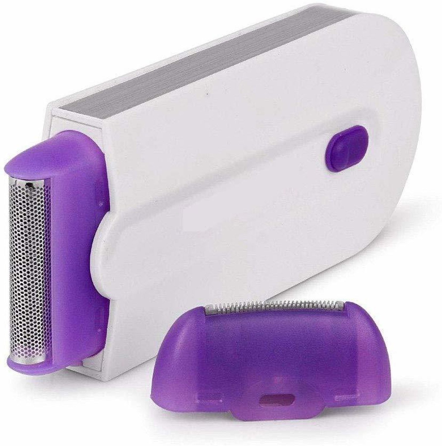 Image of Lunvix Bikini Trimmer for Women Electric Shaver for Face, Legs, Underarms & Pubic Hair Trimmer 60 min Runtime 0 Length Settings (Purple)