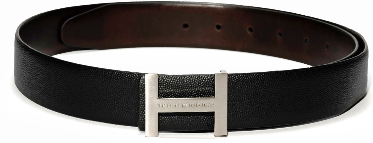 Image of TOMMY HILFIGER Men Casual Multicolor Genuine Leather Reversible Belt