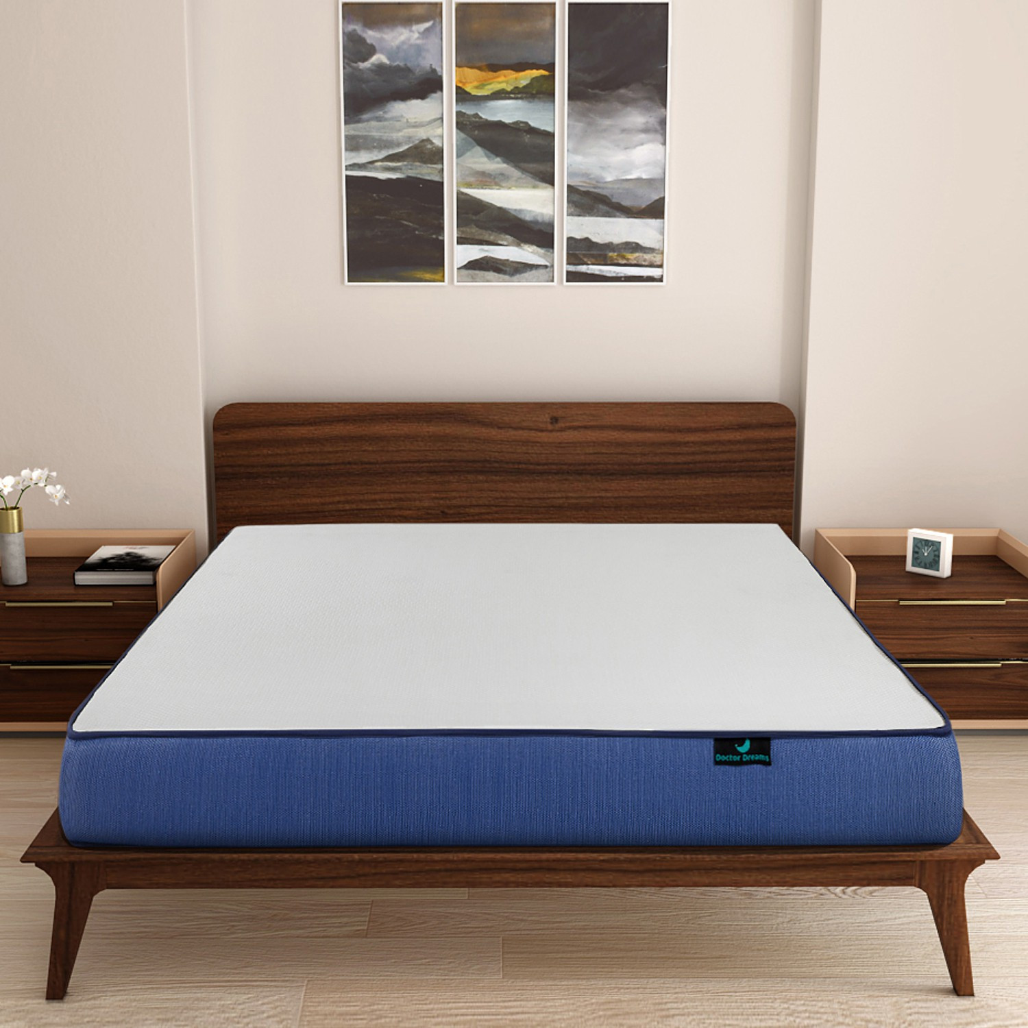 Image of Doctor Dreams by Nilkamal Plus Memory Foam 6 inch Queen Memory Foam Mattress (L x W: 72 Inch x 60 inch)