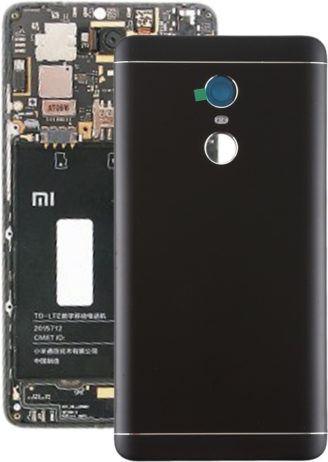 Image of Unique4Ever Redmi Note 4 Back Panel (black)