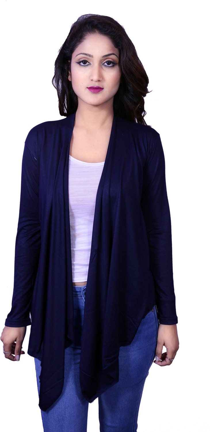 Image of SHIRAK Women Full Sleeve Red Shrug