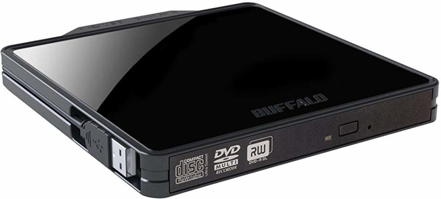 Image of BUFFALO DVSMPC58U2VB External DVD Writer (Black)