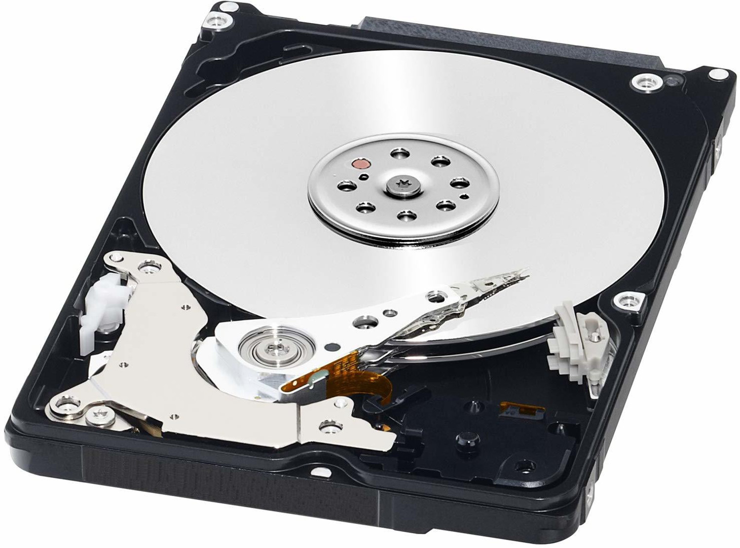 Image of WD Blue 500 GB Laptop Black SATA Internal Hard Disk Drive (HDD) (WD5000LPLX) (Interface: SATA, Form Factor: 2.5 Inch)