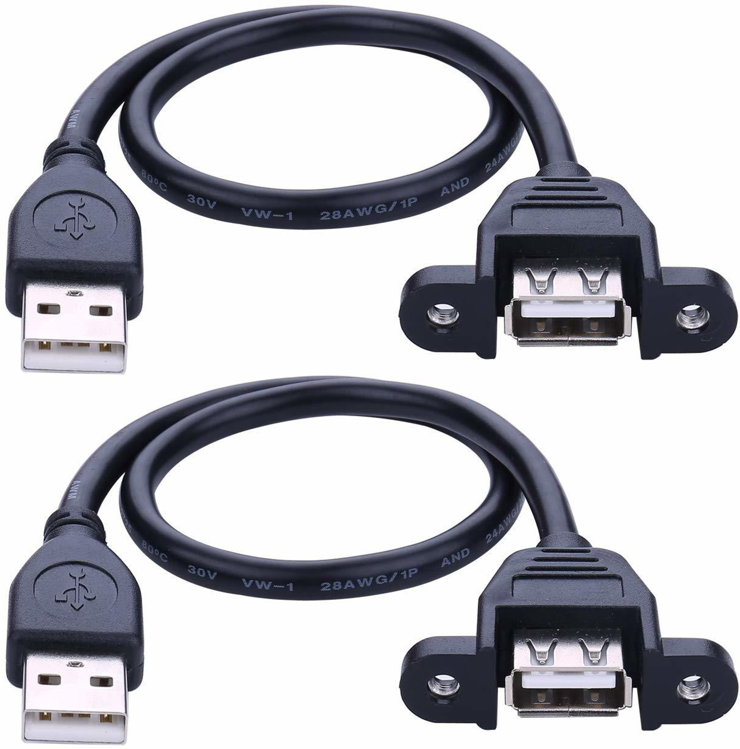 Image of spincart Reversible USB 2.0 2 A 5 m USB Extension Cable USB 2.0 Extension Cord Type A Male to Female Data Transfer for Keyboard, Mouse, Flash Drive, Printer, Camera (Compatible with Laptop, Mouse, Keyboard, Flash drive, Printer, White, USB Type A To Reversible USB 2.0)