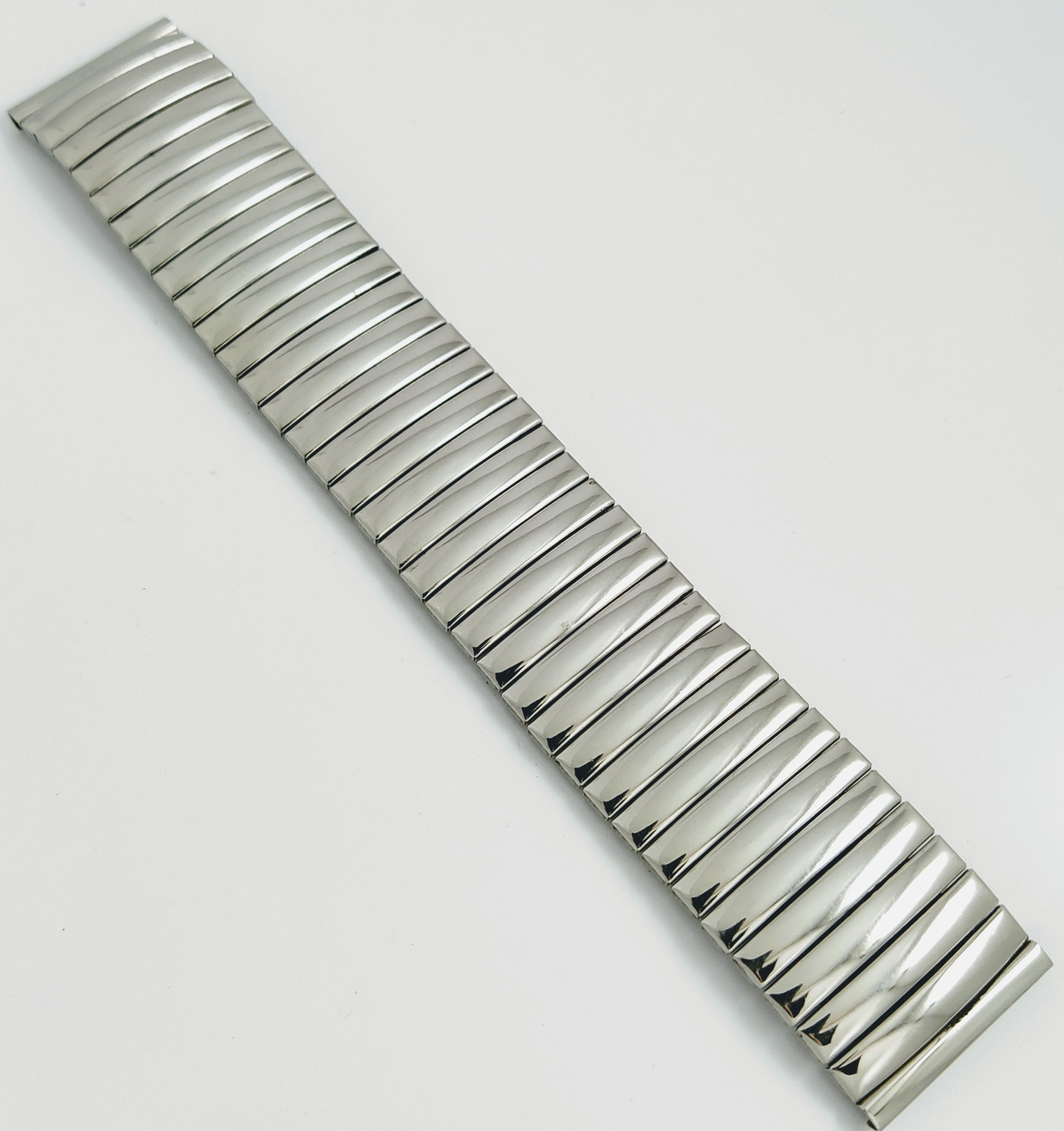 Image of uberjewels Stainless Steel Metal Expansion Watchband / Stretchable band / Expandable / Elastic band for 22mm 22 mm Stainless Steel Watch Strap (Steel)