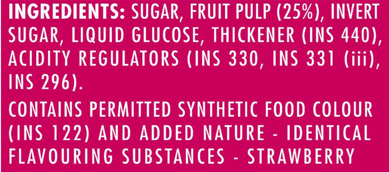 Image of Alpenliebe Juzt Strawberry Jelly Candy (380 g)