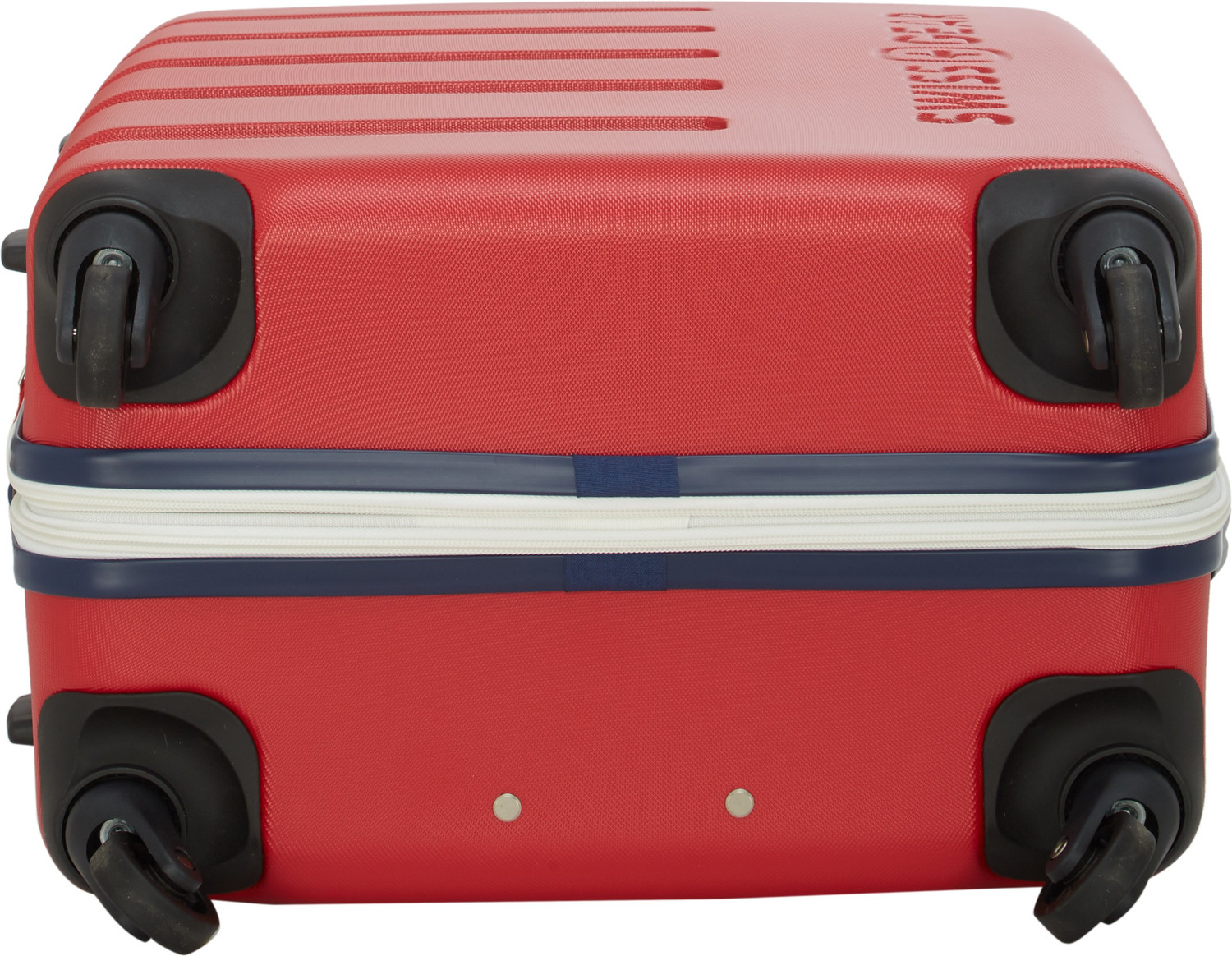 Image of SWISS GEAR Medium Check-in Suitcase (61 cm) 4 Wheels - 24 inch Hard Luggage ABS Spinner - Red
