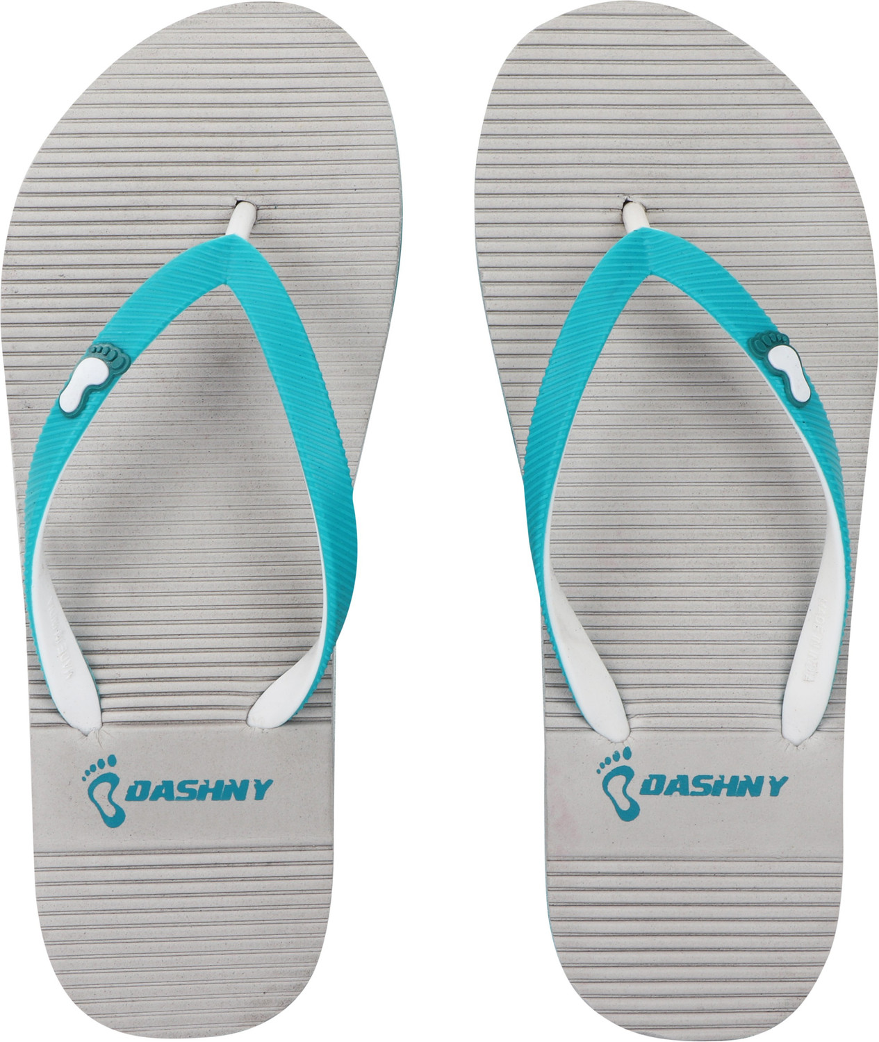 Image of DASHNY Pack Of 3 Soft Stylish Comfortable Slippers & Flip Flops For Women (Multicolor) Women Slippers (Black, Grey, Navy , 4)