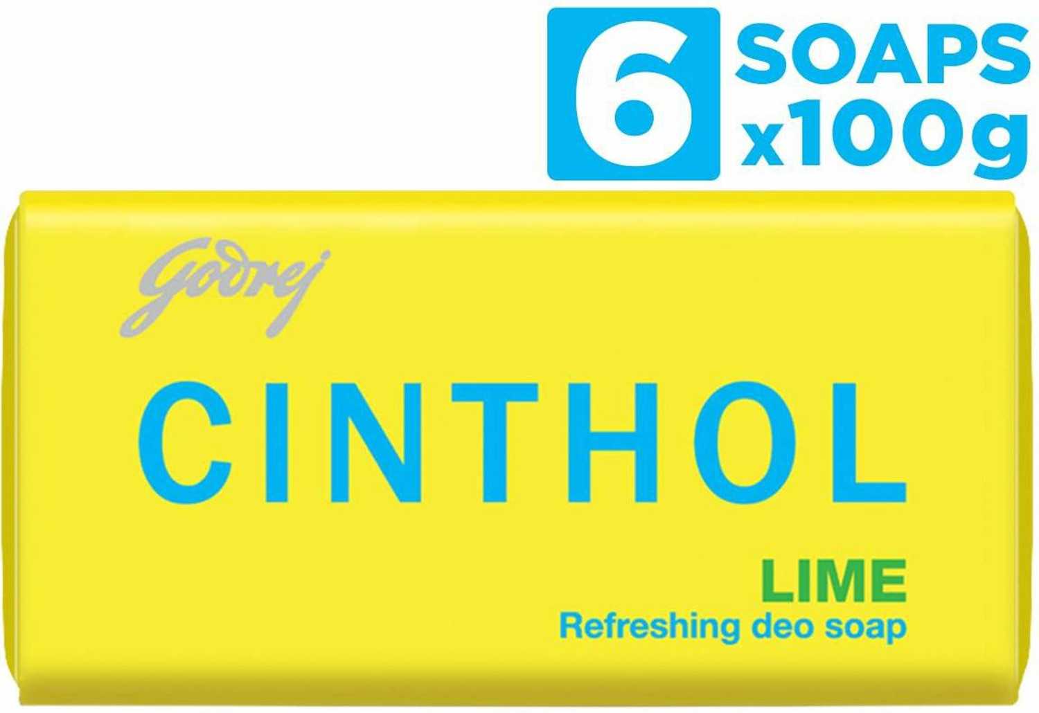 Cinthol Lime Bath Soap Pack of 6 Pack of 6 · 100 g (600 g total) - Image 5