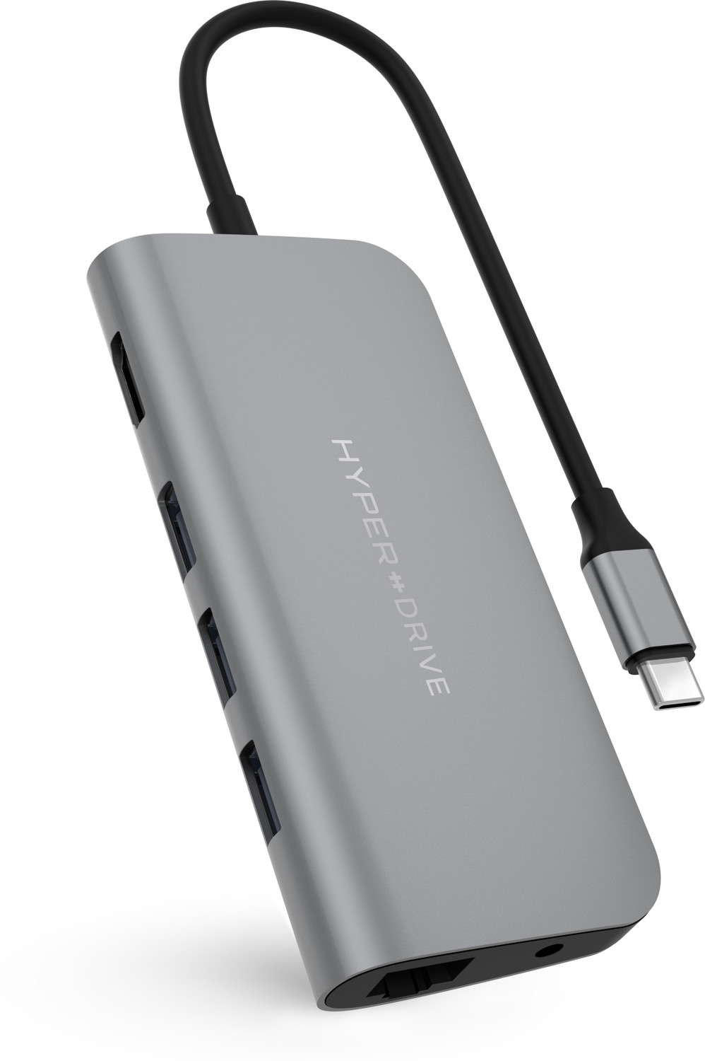 Image of HyperDrive 9 in 1 Power USB C hub HD30F-Grey USB Hub (Space Grey)