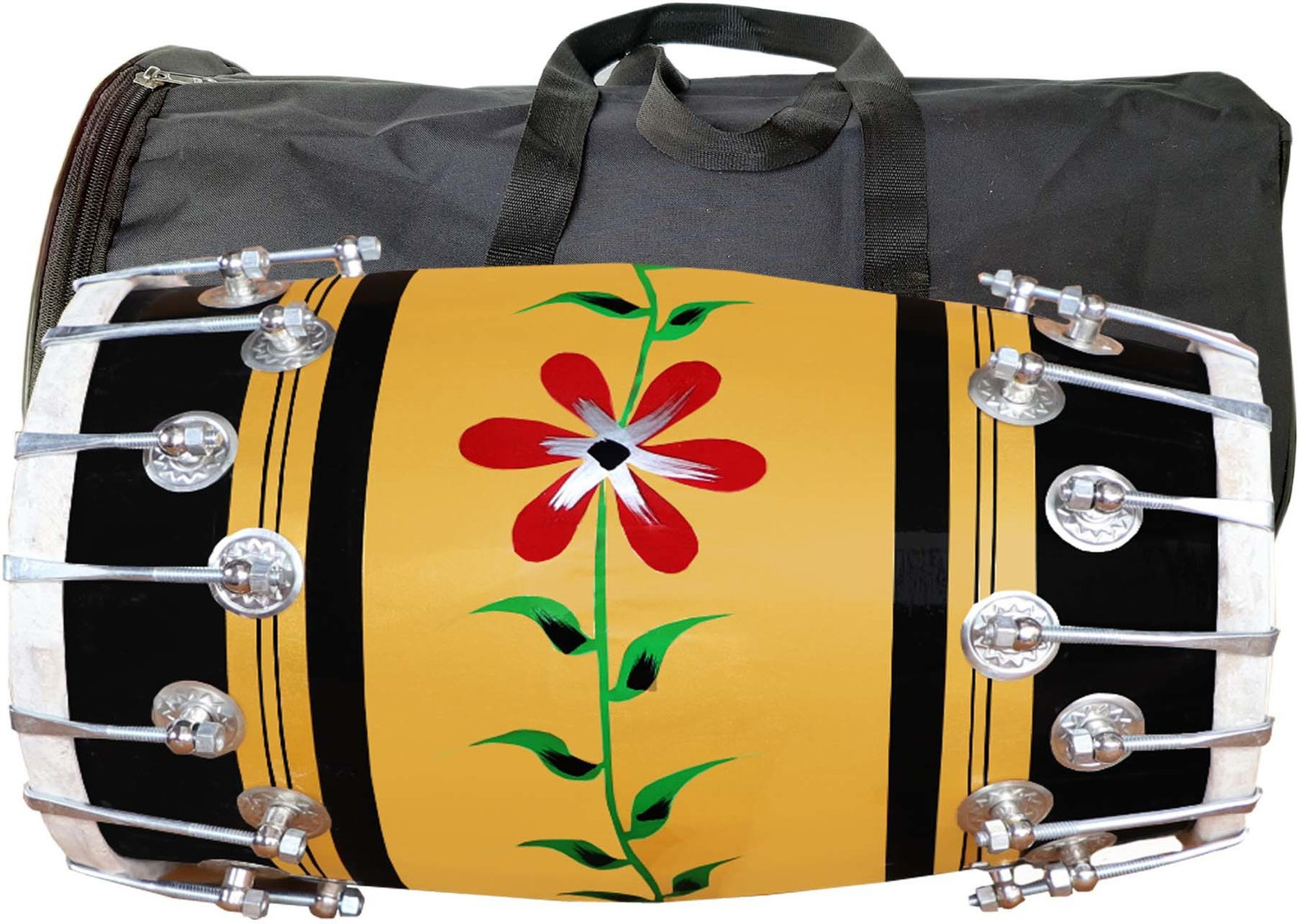 Image of GT manufacturers Full Tool Kit With Blue Dholak 3633 Nut & Bolts Dholak (Blue)