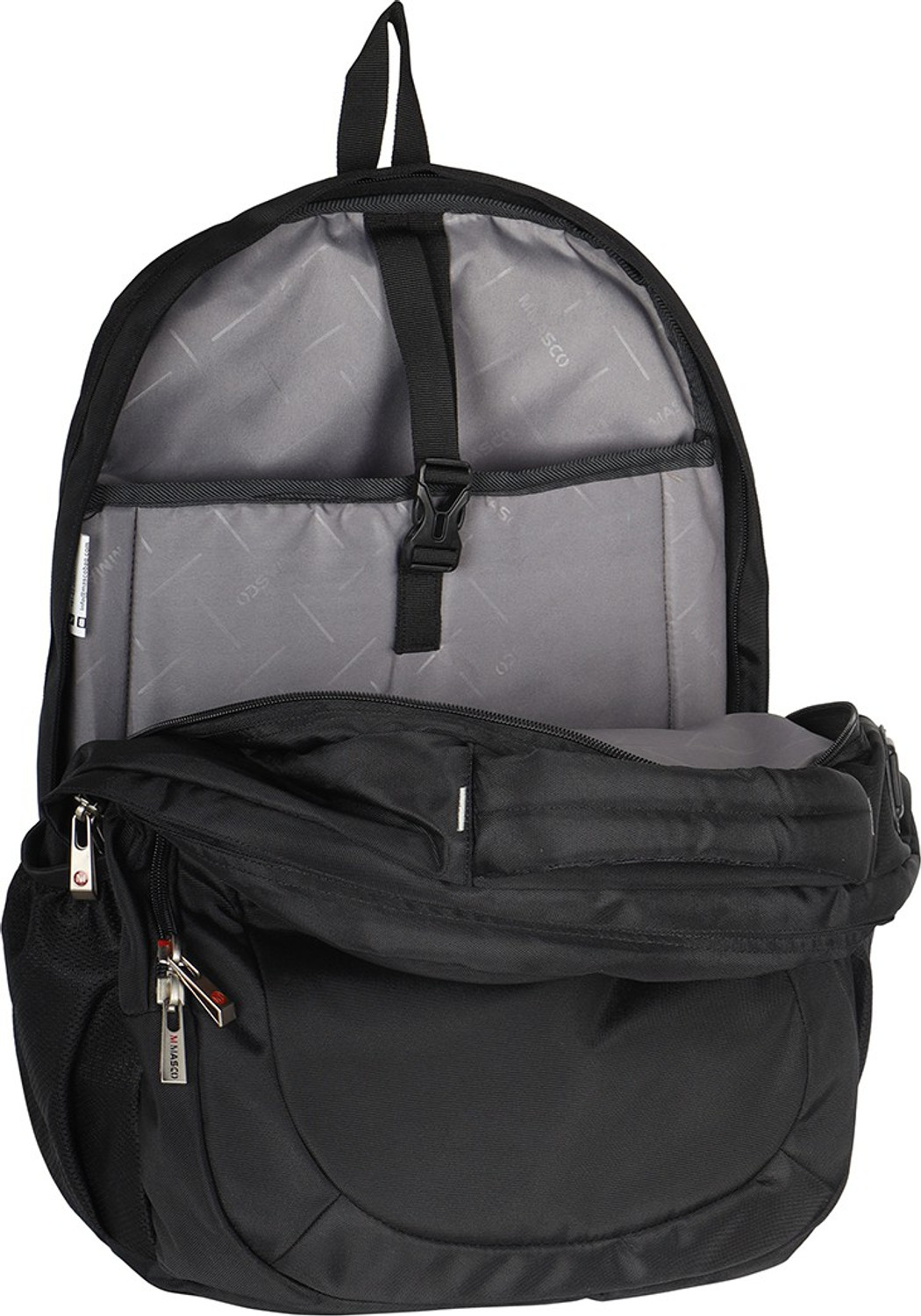Image of M MASCO Medium 30 L Laptop Backpack LAPTOP BACKPACK (BLACK) (Black)