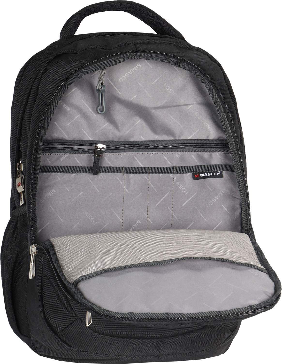 Image of M MASCO Medium 30 L Laptop Backpack LAPTOP BACKPACK (BLACK) (Black)