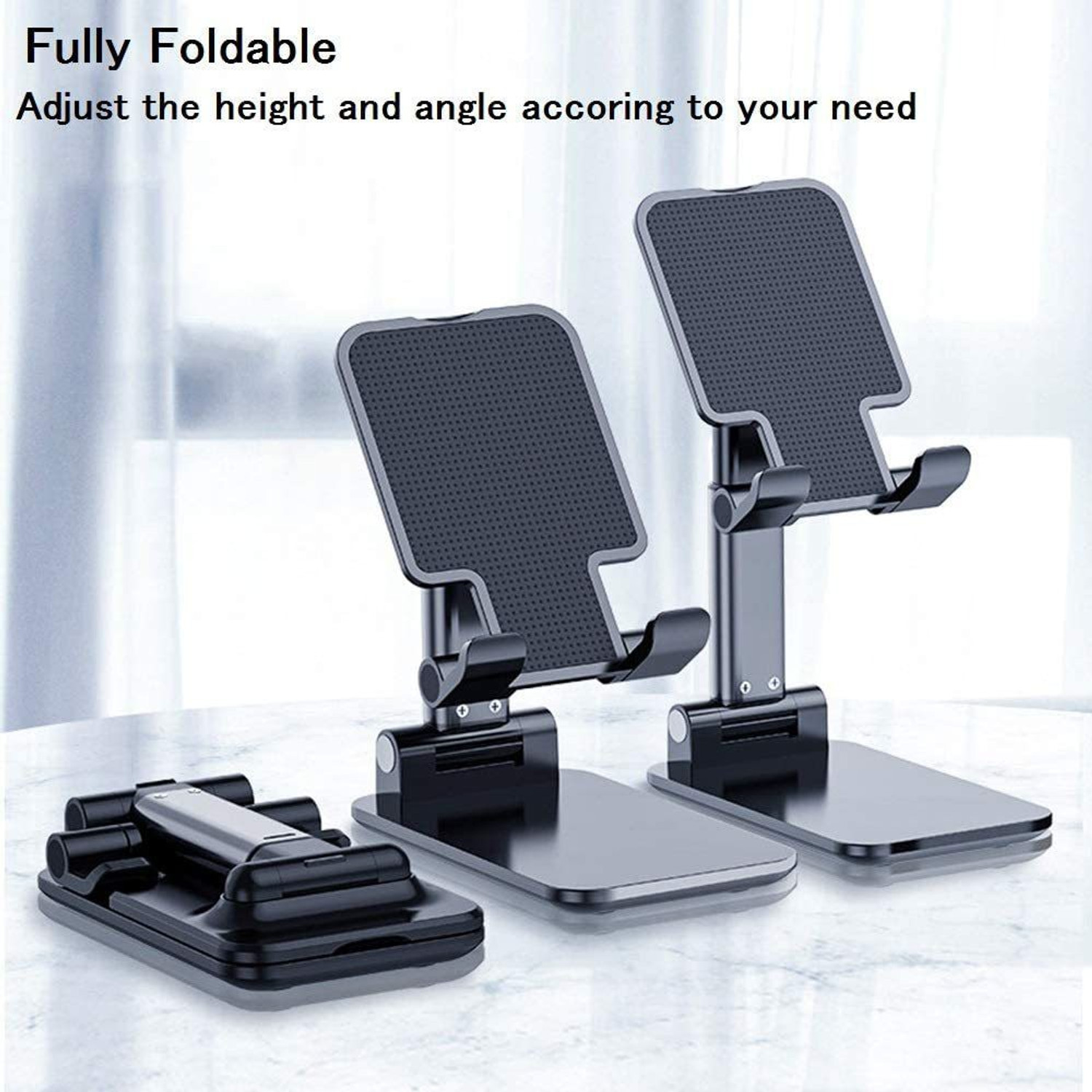 Flipkart SmartBuy FOLD Mobile Stand Holder – [2020 Updated] Angle & Height Adjustable Mobile Holder