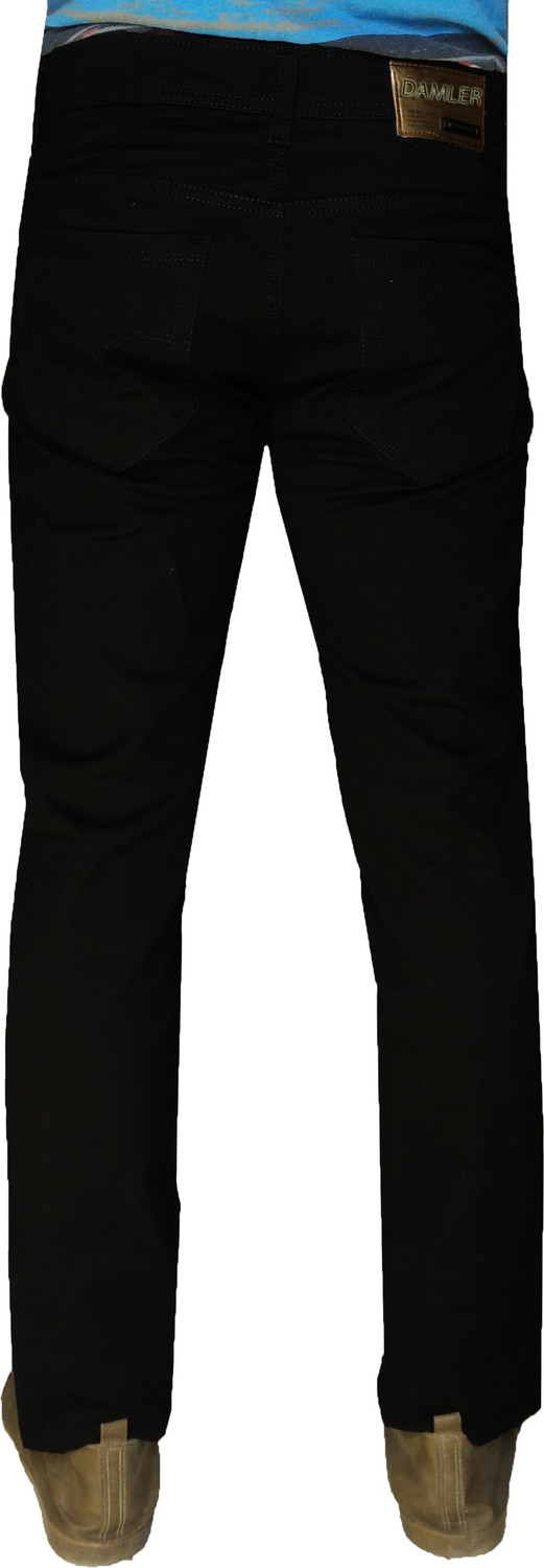 Image of NEET Men Slim Mid Rise Black Jeans