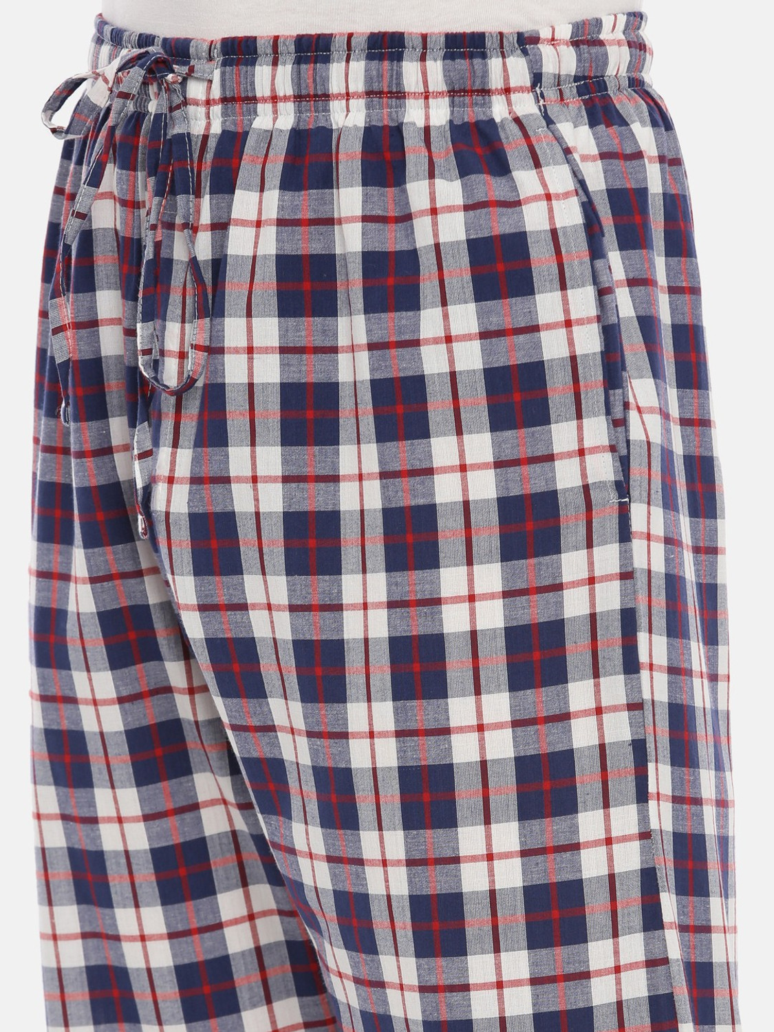 Image of JOVEN Men's checked Woven Pyjama Men Pyjama
