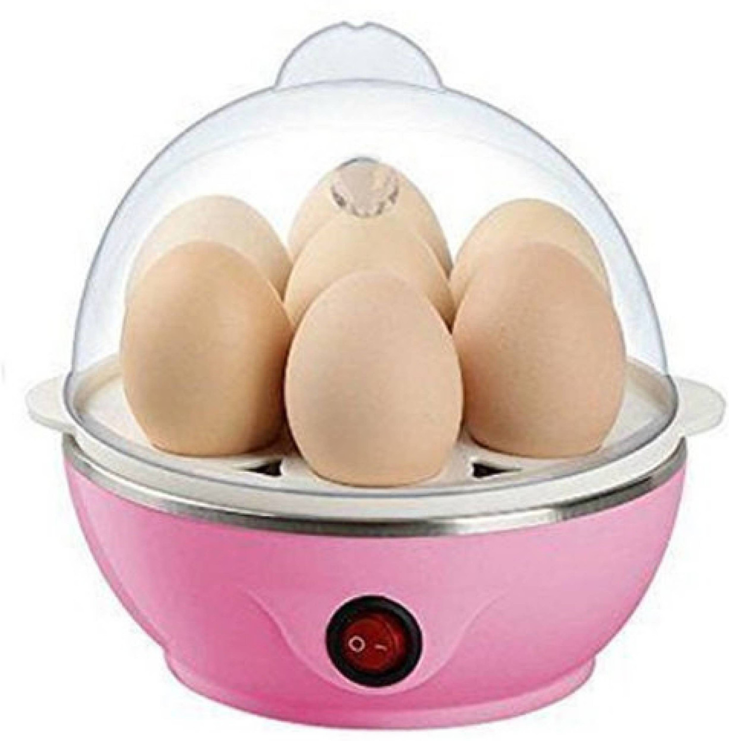 Image of Zarjew EGC-07PINK Egg Cooker (Multicolor, 7 Eggs)