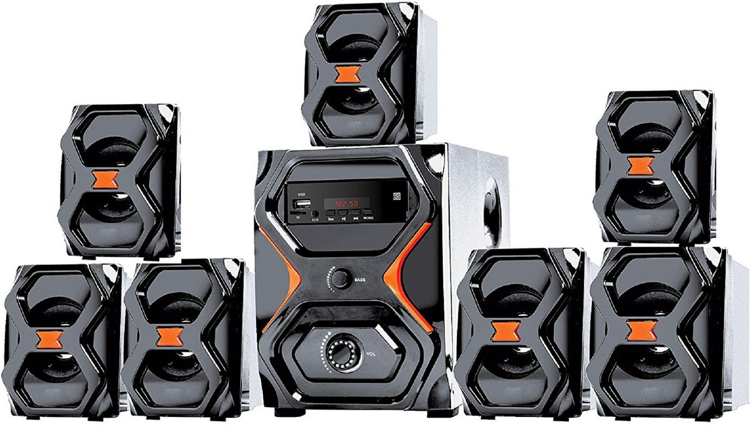 Image of IMPEX Lyric 5.1 45 W Bluetooth 45 W Bluetooth Home Theatre (Black, 5.1 Channel)