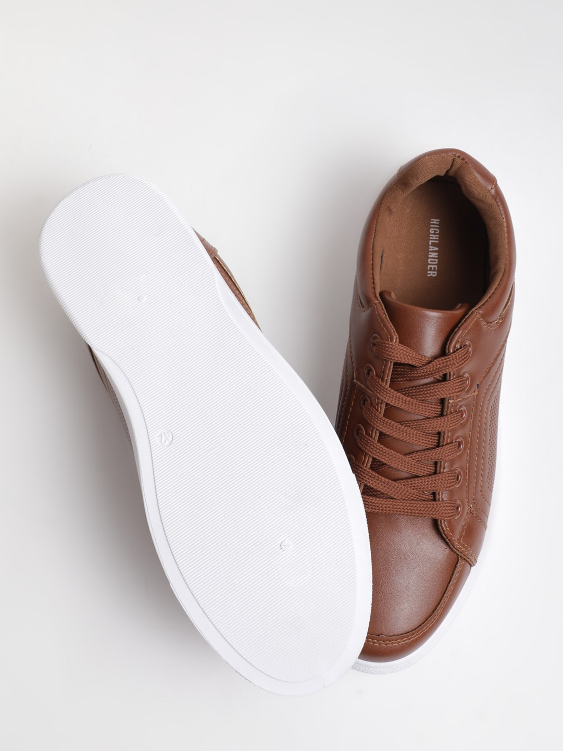 Image of HIGHLANDER Sneakers For Men (Tan , 9)