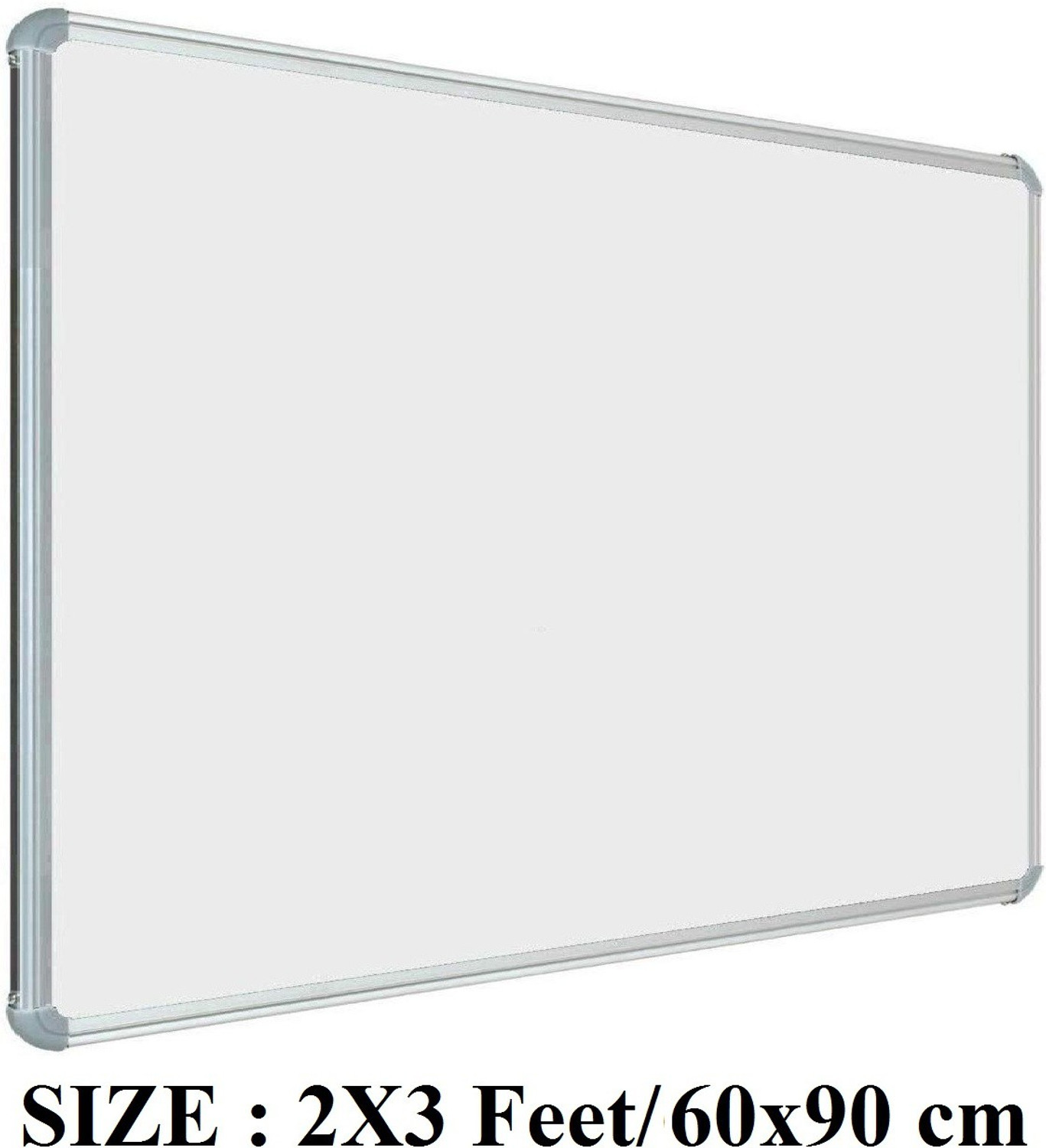 Image of Pravyon Non-Magnetic 2x3 Feet WhiteBoard & Chalkboard With Duster & 2 Marker White, Green board (600 mm x 900 mm)
