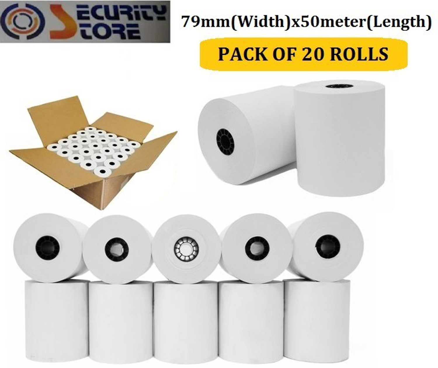 Image of VMS Deluxe Glossy Photo Paper (20 Sheets) Unruled A4 180 gsm Inkjet Paper (Set of 1, White)