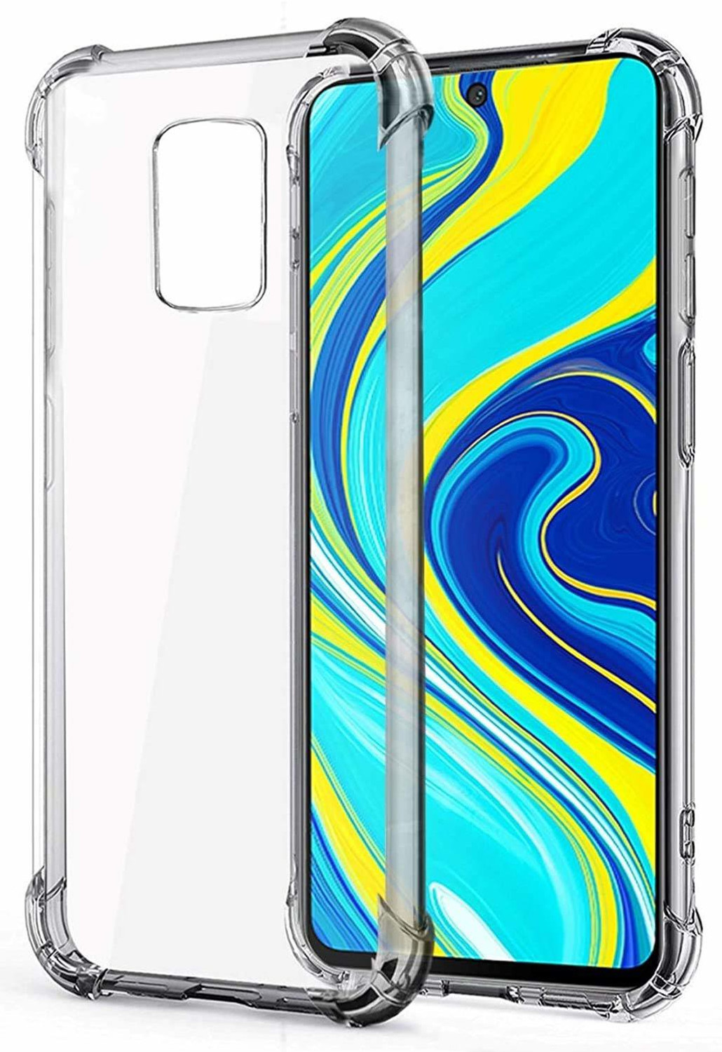 Image of Wellchoice Back Cover for Motorola Moto G9 Paly, Motorola Moto G9, Moto E7 Plus (Transparent, Grip Case, Rubber, Pack of: 1)