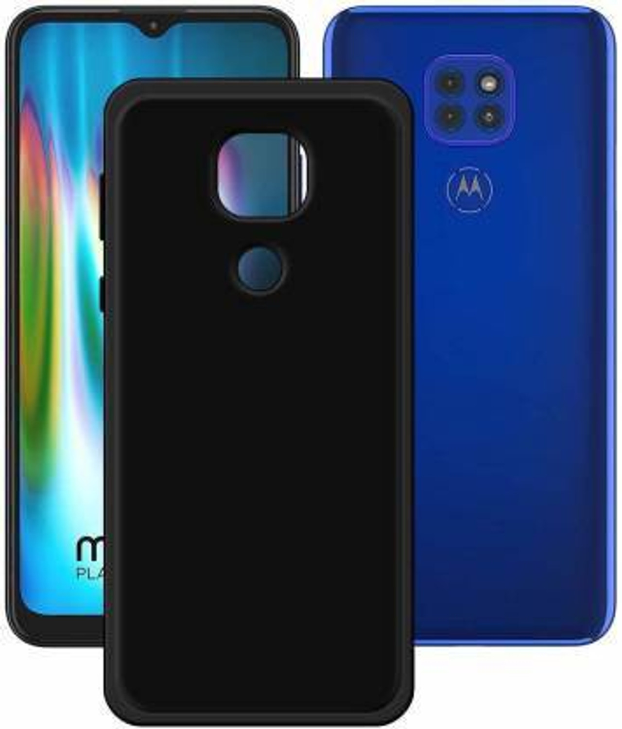 Image of Wellchoice Back Cover for Motorola Moto G9 Paly, Motorola Moto G9, Moto E7 Plus (Transparent, Grip Case, Rubber, Pack of: 1)