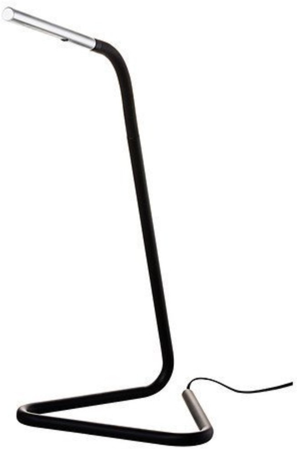 Image of IKEA Harte LED Work Lamp Table Lamp (35.5 cm, Black, Silver)