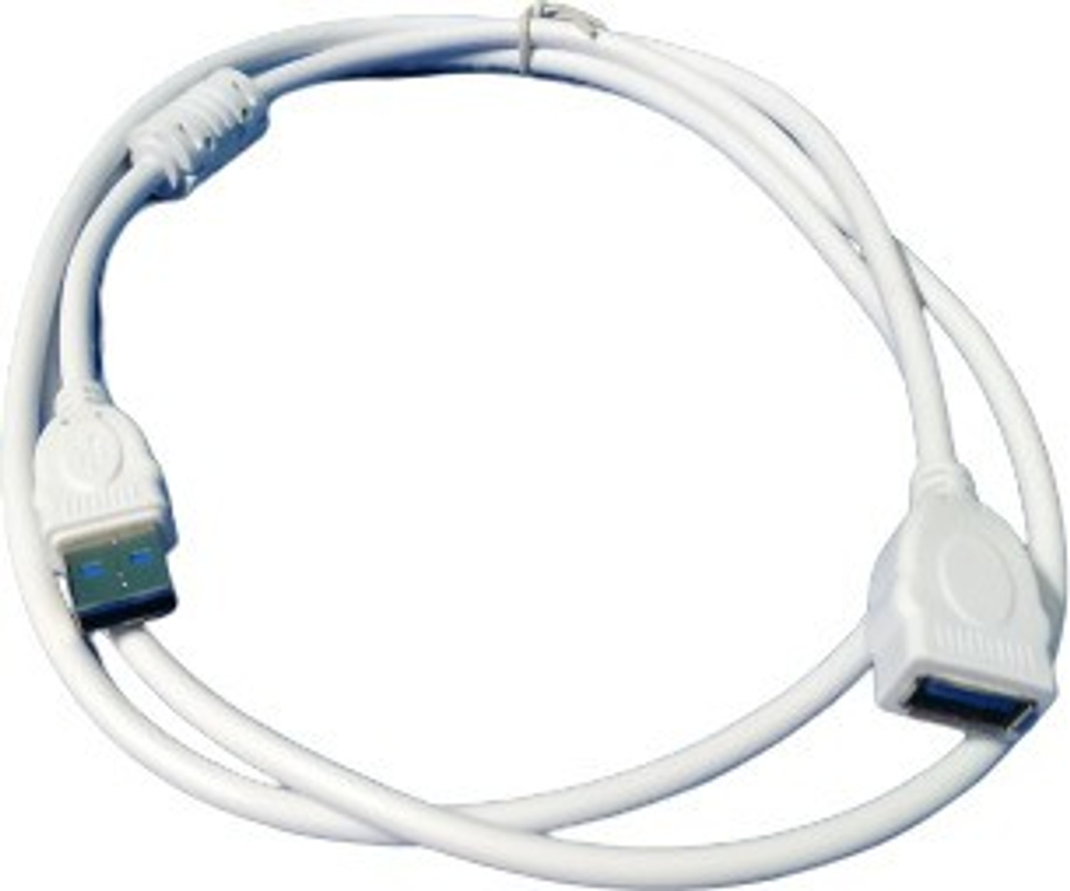 Image of spincart Reversible USB 2.0 2 A 5 m USB Extension Cable USB 2.0 Extension Cord Type A Male to Female Data Transfer for Keyboard, Mouse, Flash Drive, Printer, Camera (Compatible with Laptop, Mouse, Keyboard, Flash drive, Printer, White, USB Type A To Reversible USB 2.0)