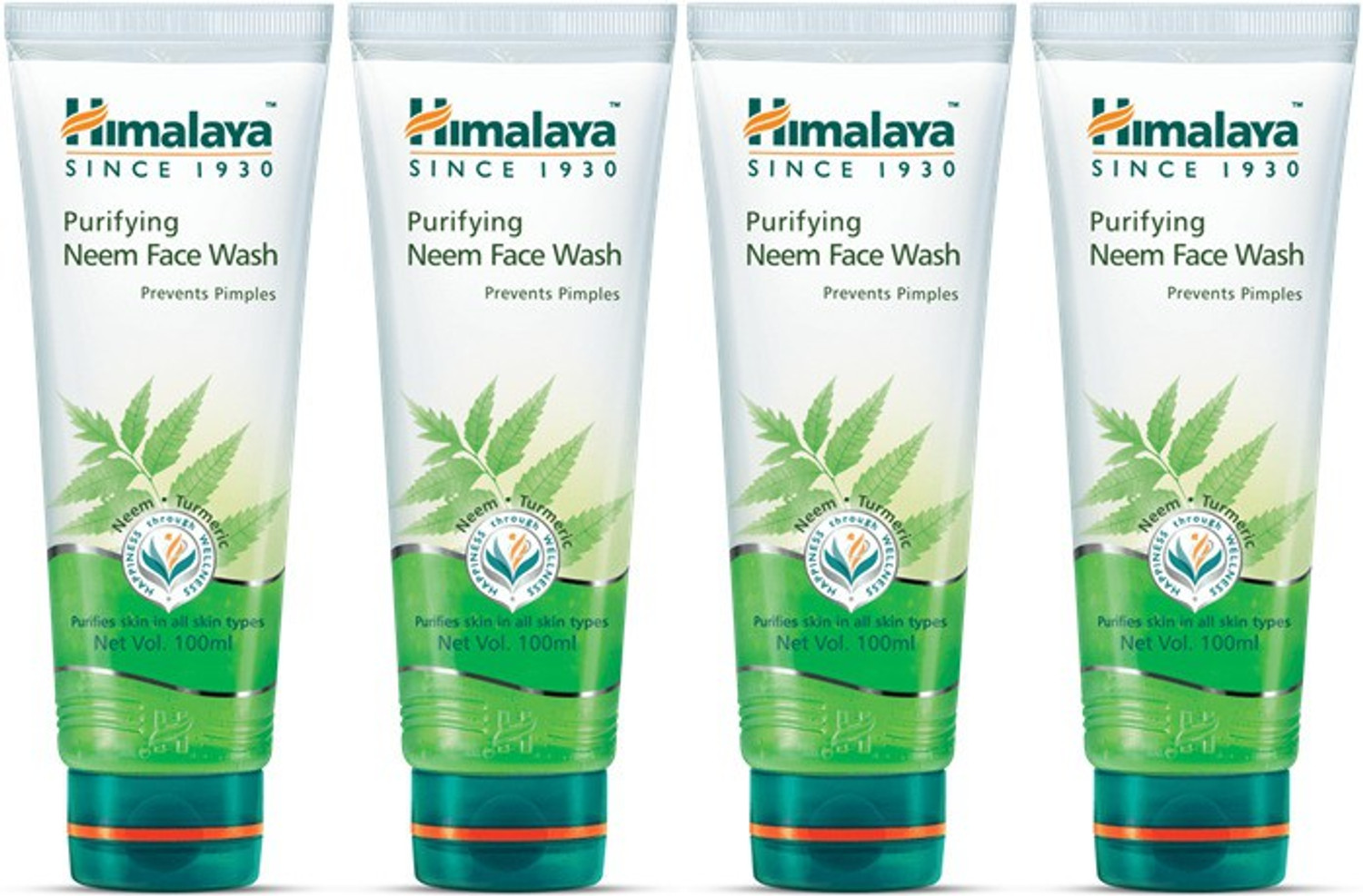 Himalaya Neem Face Wash 400 ml Pack of 4 - Image 1