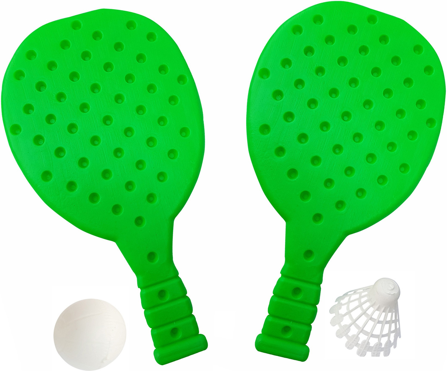 Image of Scorpion Racket Set with Ball & Shuttlecock for Kids Plastic Table Tennis Set Green Unstrung Badminton Racquet (Pack of: 1, 98 g)