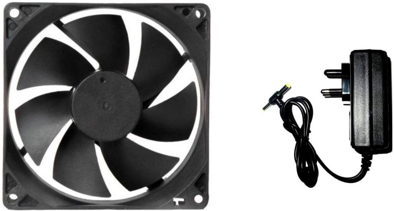Image of APNA STORE MD-USB-Cooler Mint /Blk196 Cooling Fan Laptop Cooler (Black)