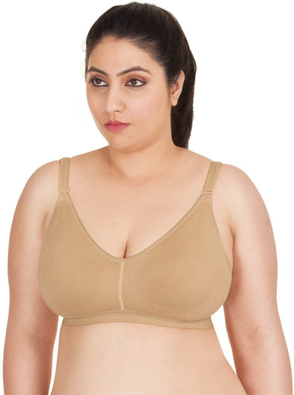 Image of dermawear Women Push-up Non Padded Bra (Black)
