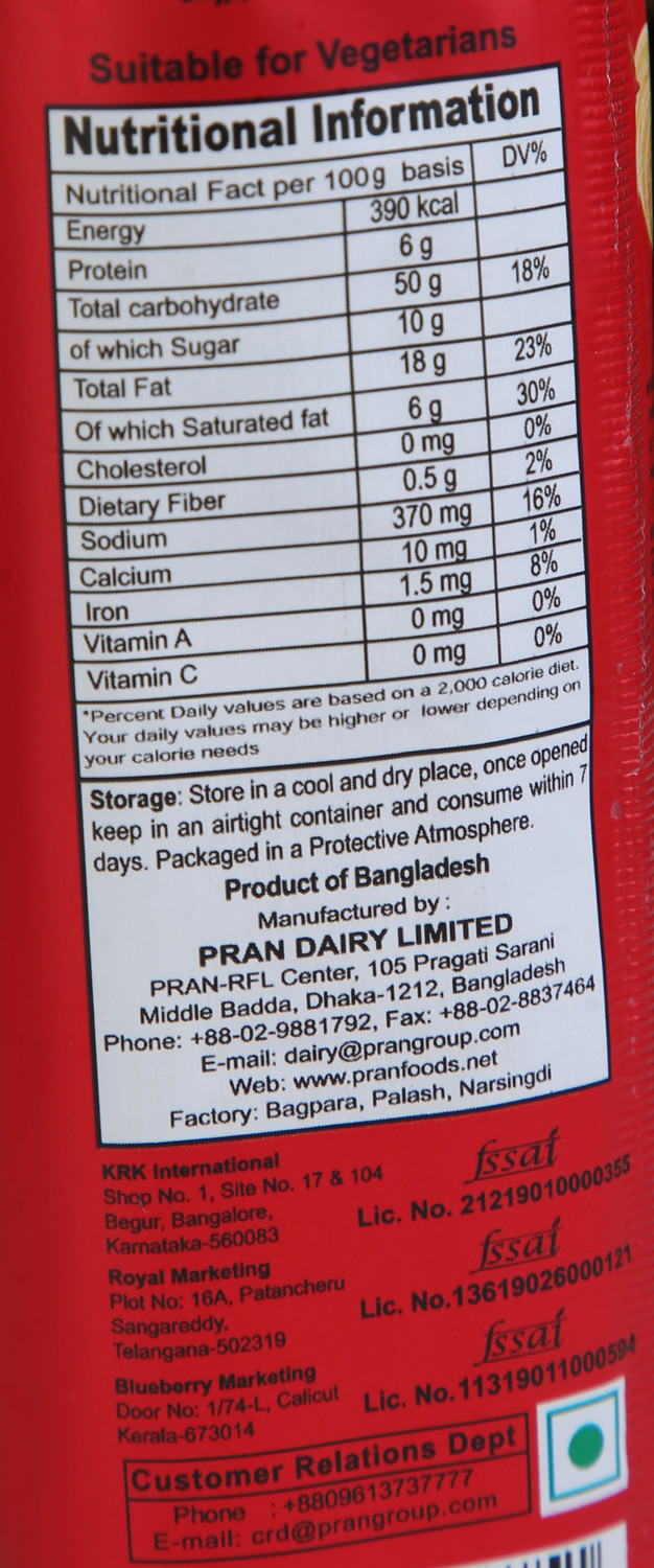 Image of Pran POTATA ORIGINAL IMPORTED SPICY BISCUITS Salted Biscuit (7 x 100 g)